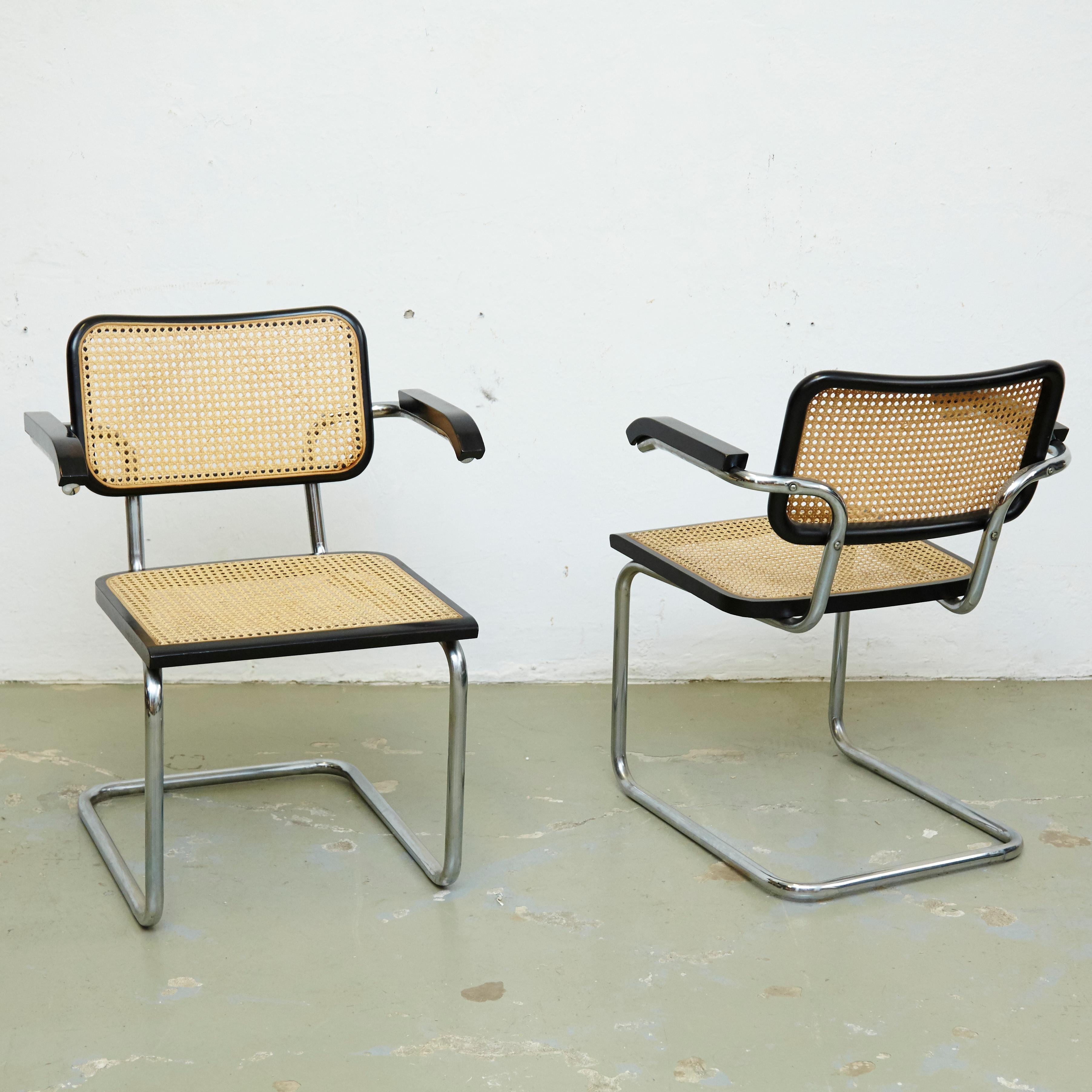 Set of Four Marcel Breuer Cesca Chairs, circa 1970 6