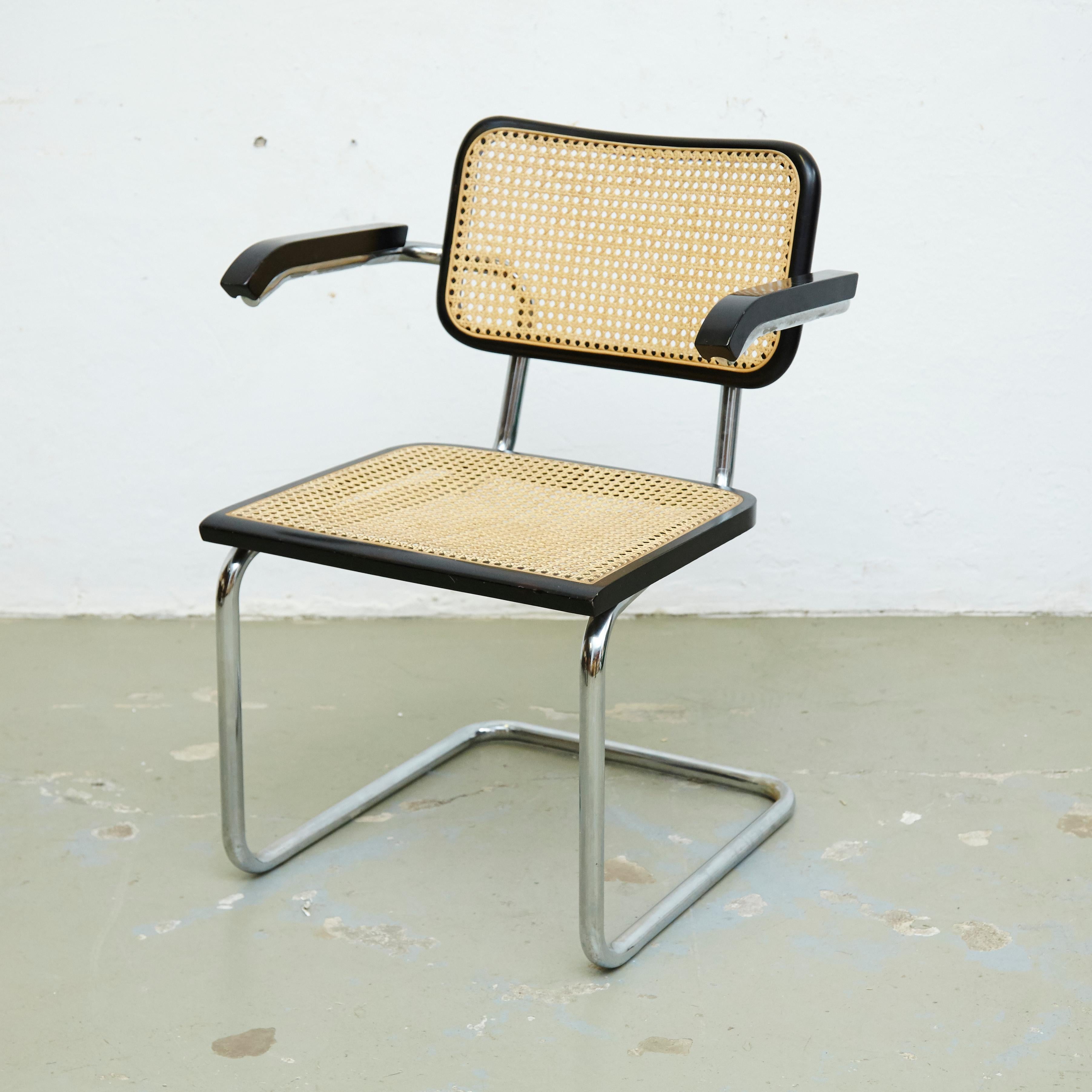 Mid-Century Modern Set of Four Marcel Breuer Cesca Chairs, circa 1970