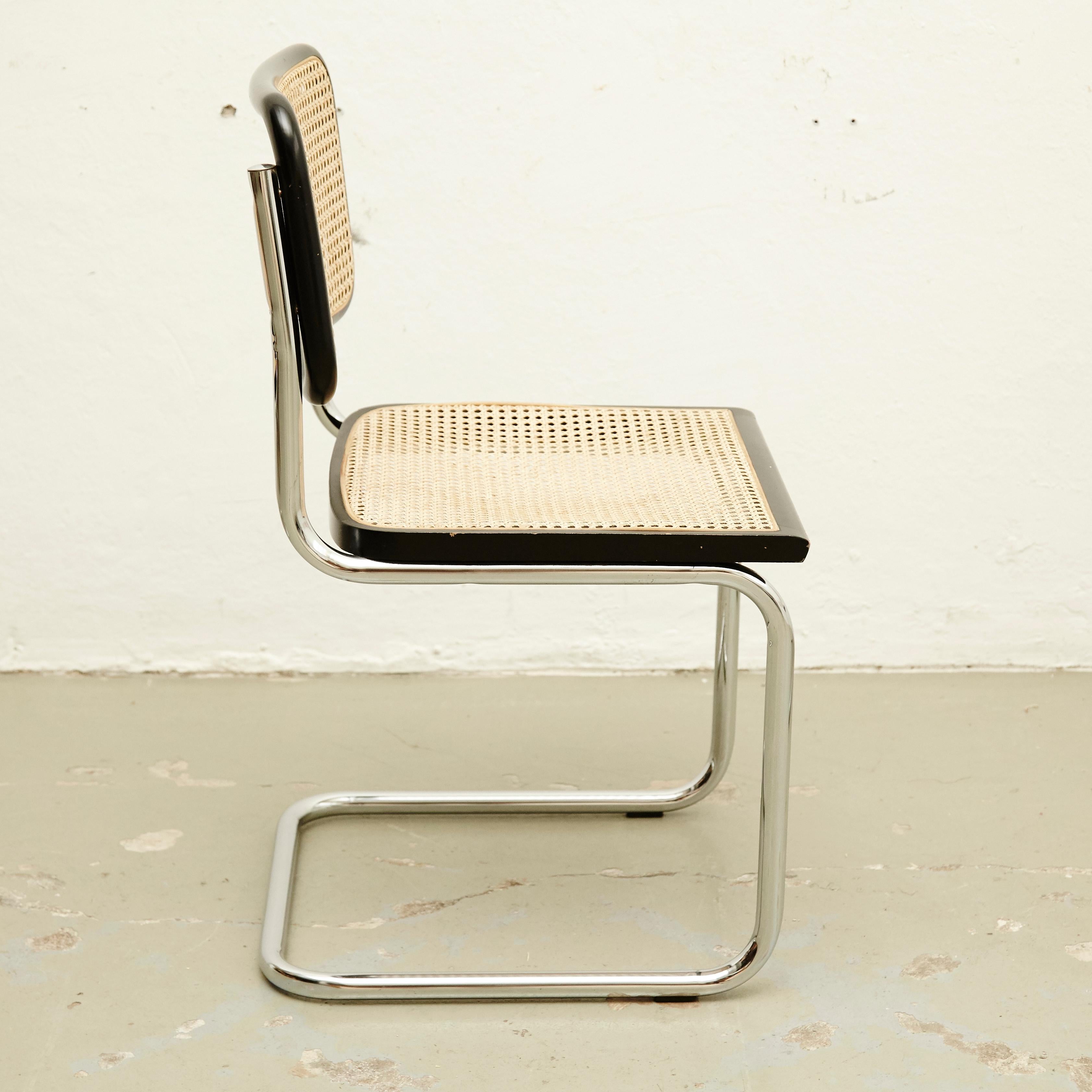 Set of Four Marcel Breuer Cesca Chairs, circa 1970 In Good Condition In Barcelona, Barcelona