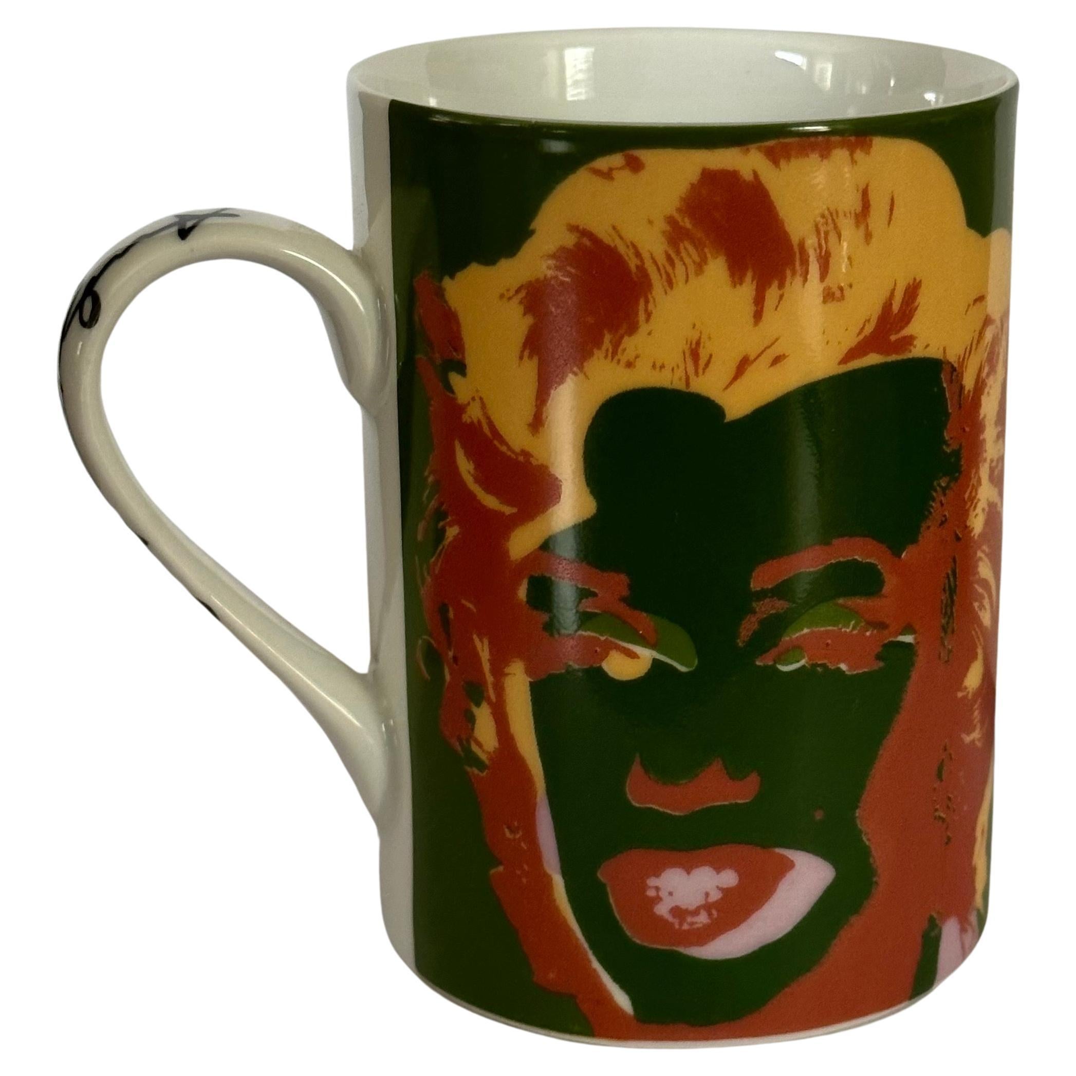 20th Century Set of Four Marilyn Monroe Ceramic Coffee Mugs in Box by Andy Warhol for Block  For Sale