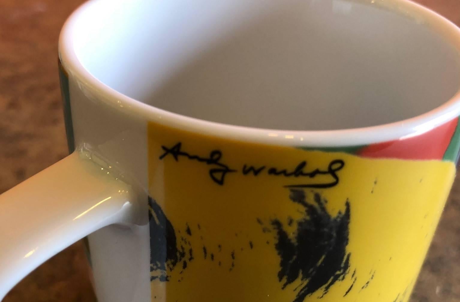 Set of Four Marilyn Monroe Coffee Mugs after Warhol for Rosenthal Studio-Line In Excellent Condition In San Diego, CA