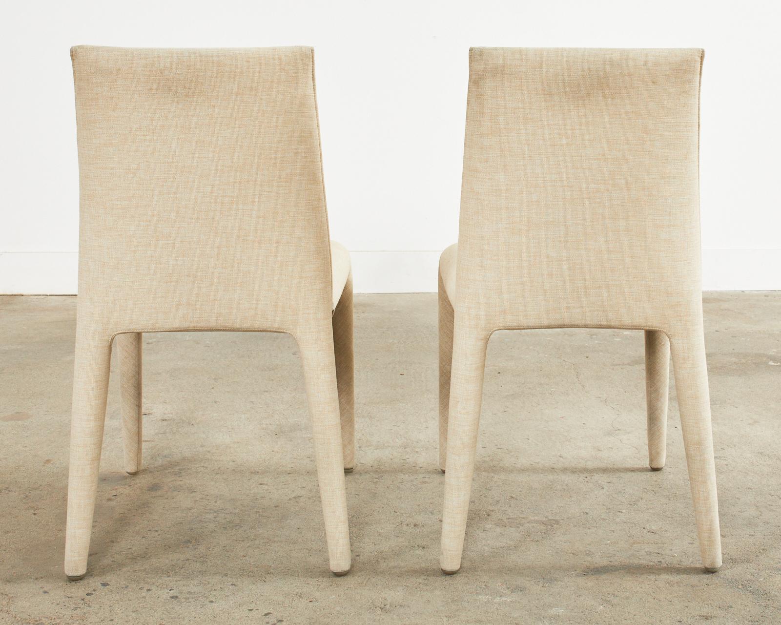 Set of Four Mario Bellini for B and B Italia Vol Au Vent Dining Chairs For Sale 13