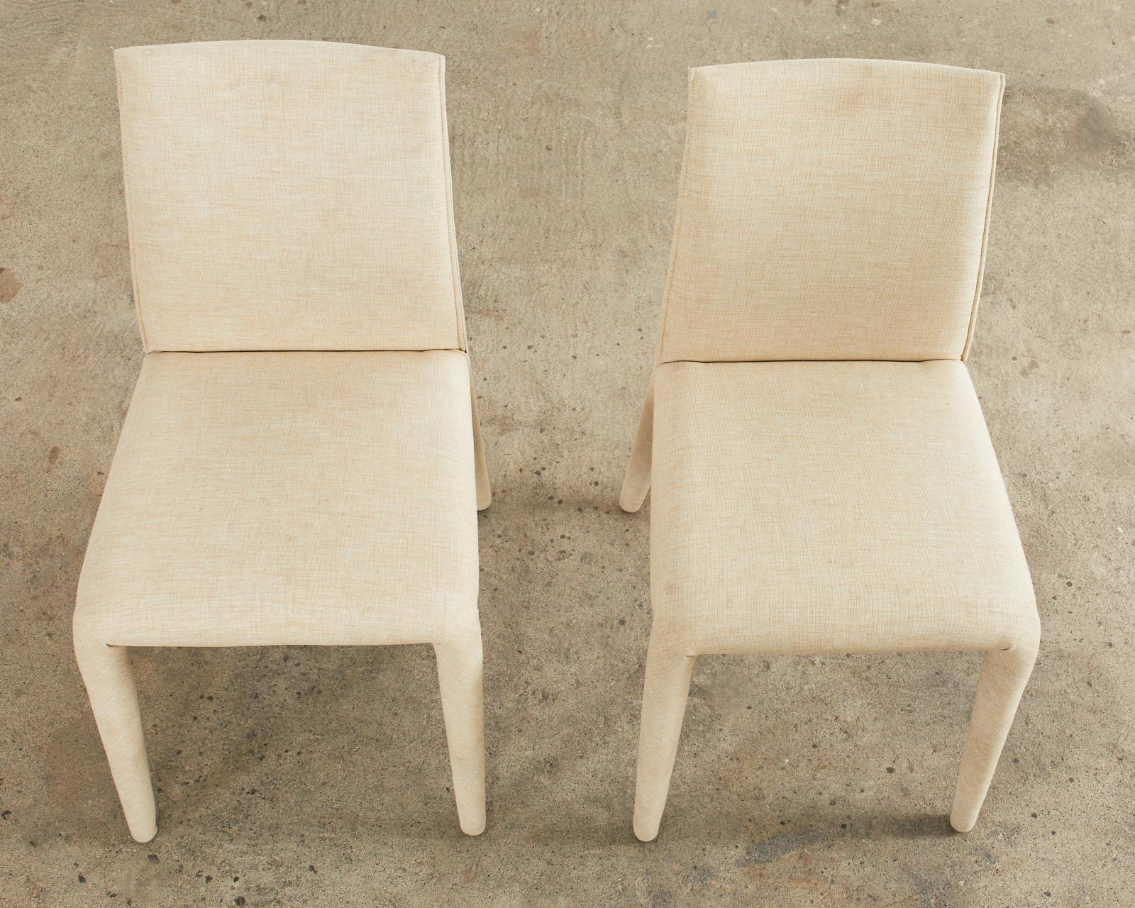 20th Century Set of Four Mario Bellini for B and B Italia Vol Au Vent Dining Chairs For Sale