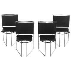 Set of Four Mario Botta chairs model 91 for Alias