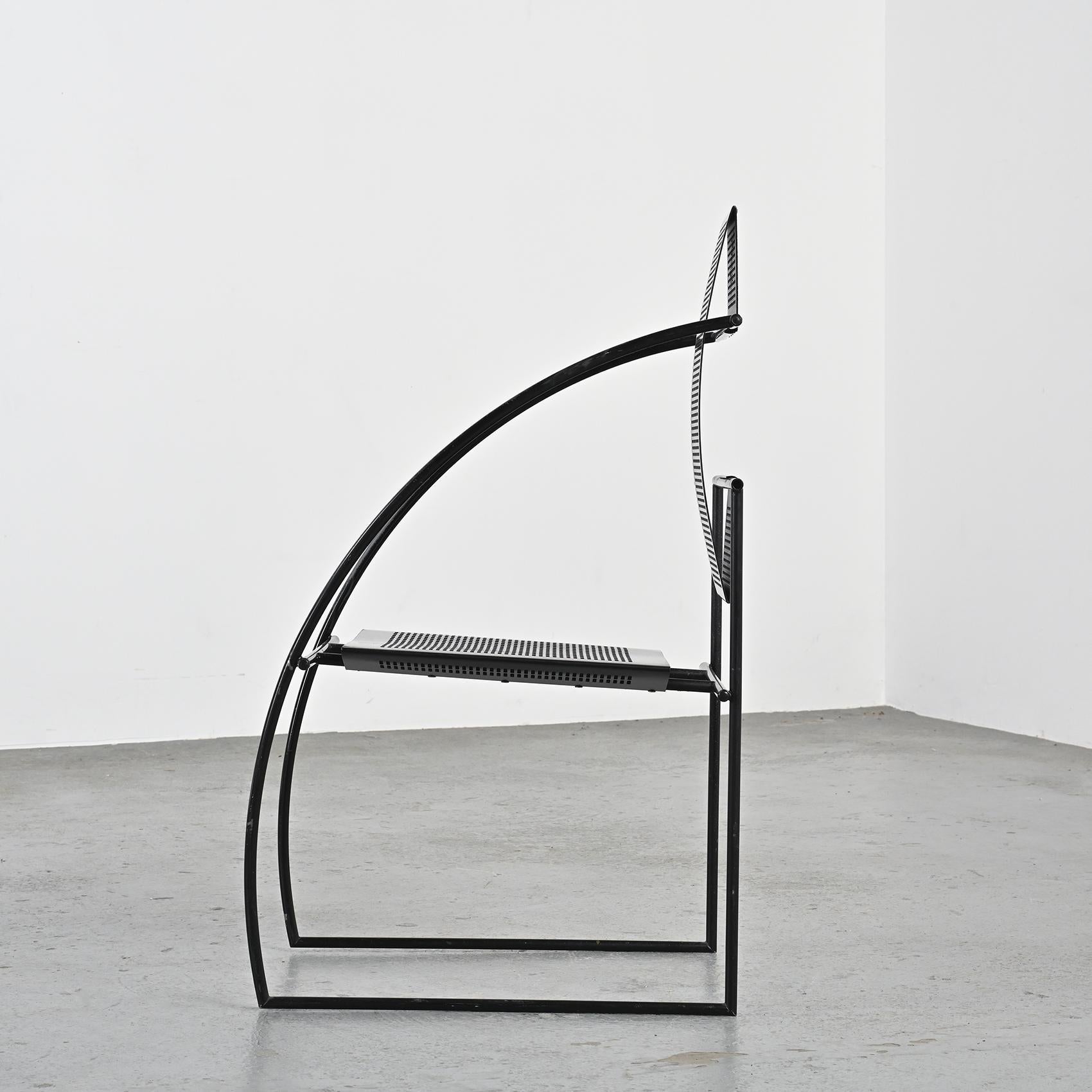 Set of four Mario Botta Quinta Chairs, Alias Italy, circa 1985 5