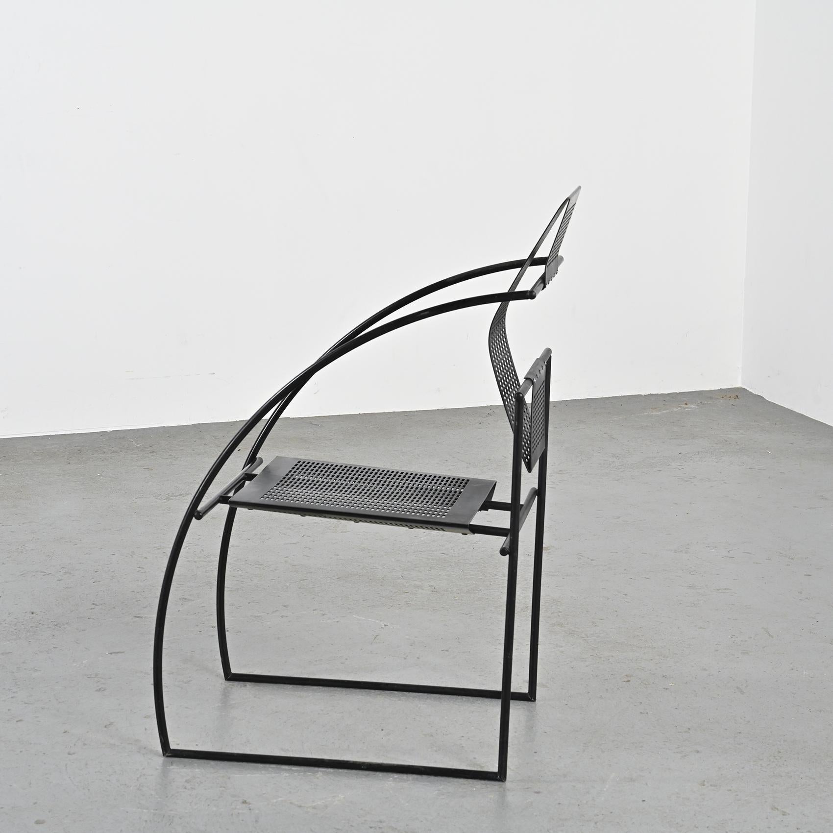 Set of four Mario Botta Quinta Chairs, Alias Italy, circa 1985 In Fair Condition In VILLEURBANNE, FR
