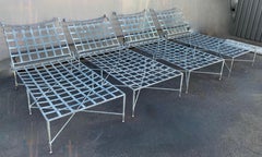 Set of Four Mario Papperzini for John Salterini Pool Lounges