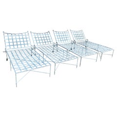 Set of Four Mario Papperzini for John Salterini Pool Lounges