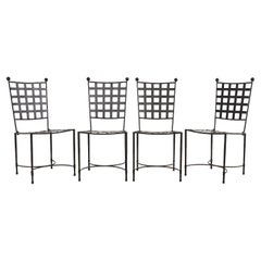 Set of Four Mario Papperzini for Salterini Style Dining Chairs