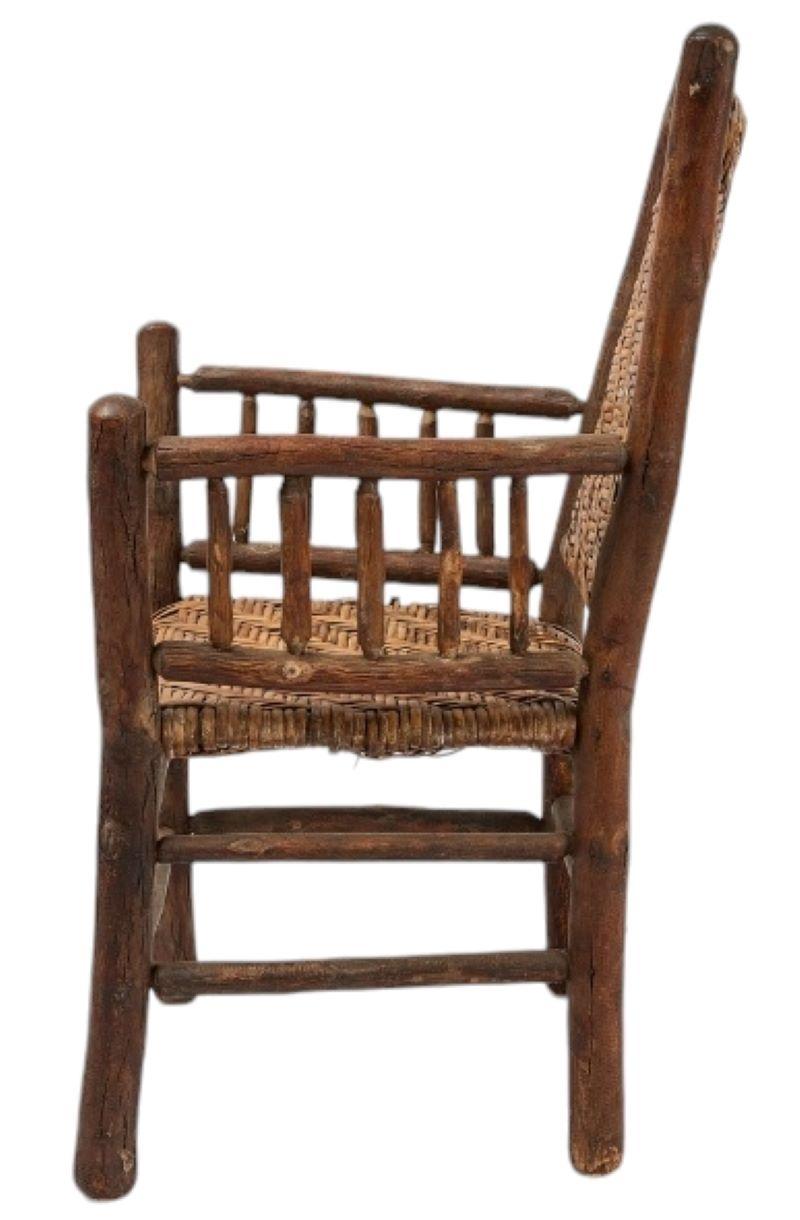 Adirondack Set of Four Matching  Old Hickory Chairs And Rockers-Set of Four