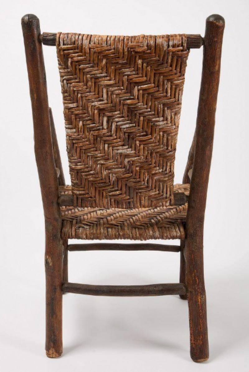 American Set of Four Matching  Old Hickory Chairs And Rockers-Set of Four