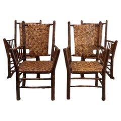 Set di quattro pezzi abbinati  Sedie e dondoli Old Hickory - Set di quattro persone