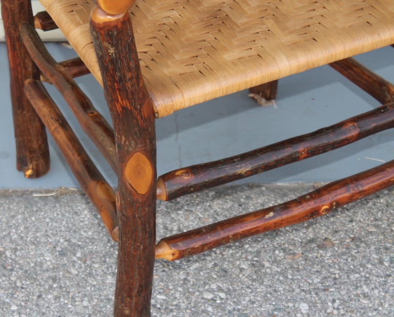 20th Century Set of Four Matching Old Hickory Chairs