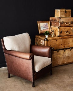 Set of Four Matching Steamer Trunk and Luggage