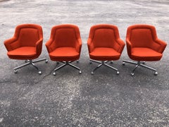 Set of Four Chairs, in the style of Max Pearson for Knoll