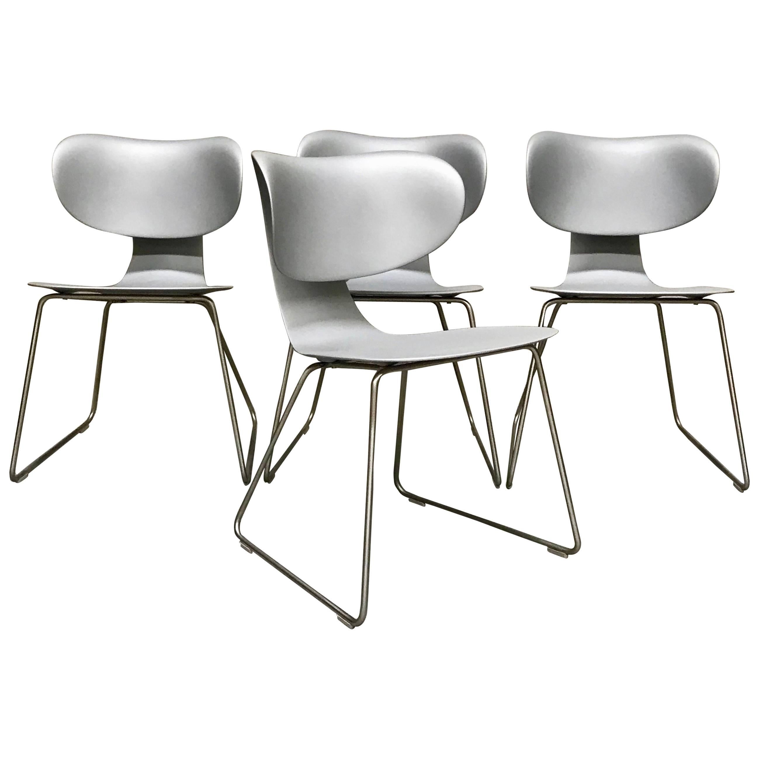 Set of Four Maxima Chairs by William Sawaya for Sawaya & Moroni For Sale
