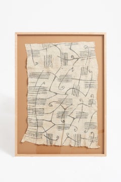 Set of Four Mbuti Bark Cloths