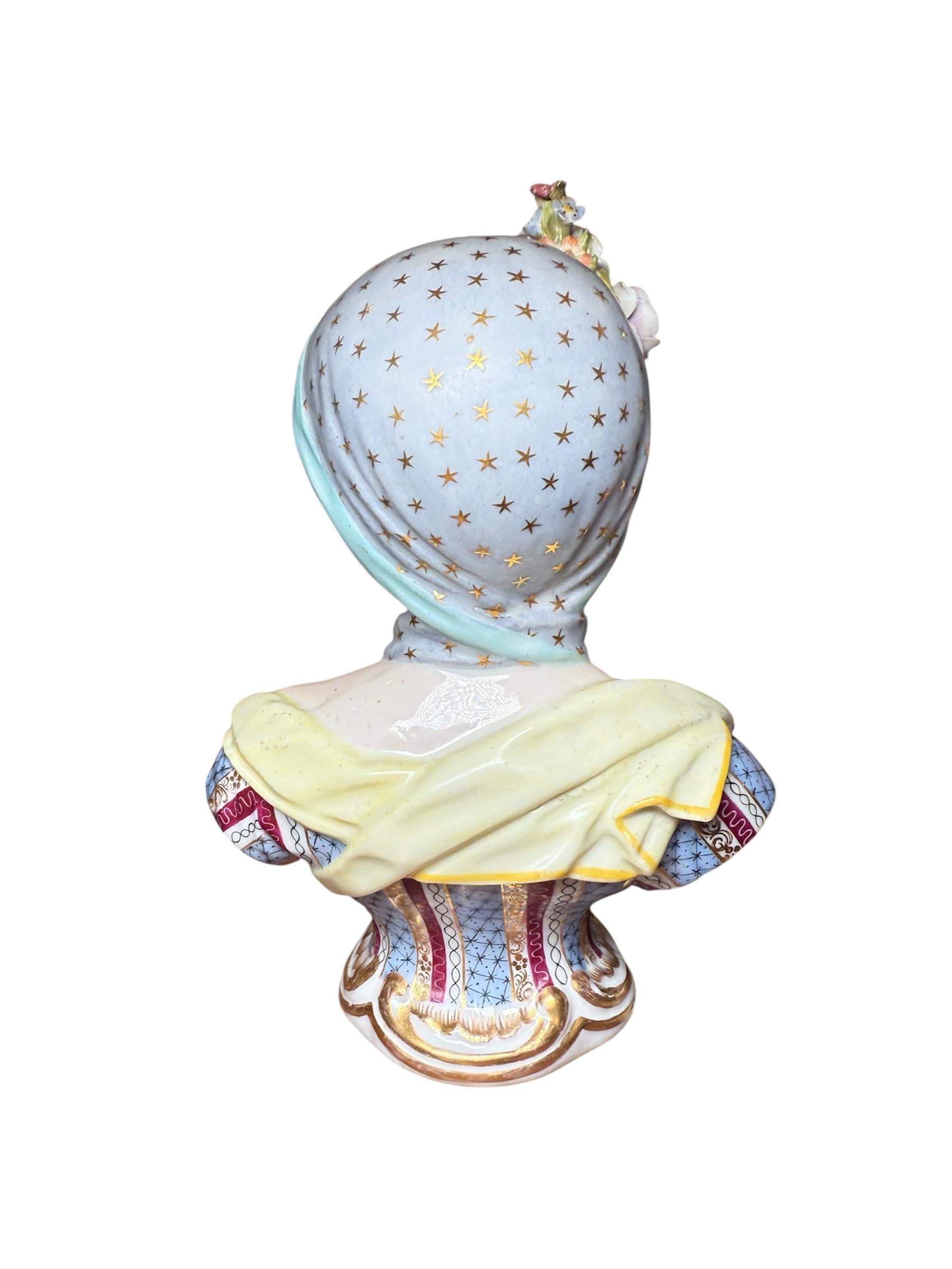 Set di quattro busti di Meissen Porcelain dei figli dei Borbone in vendita 5