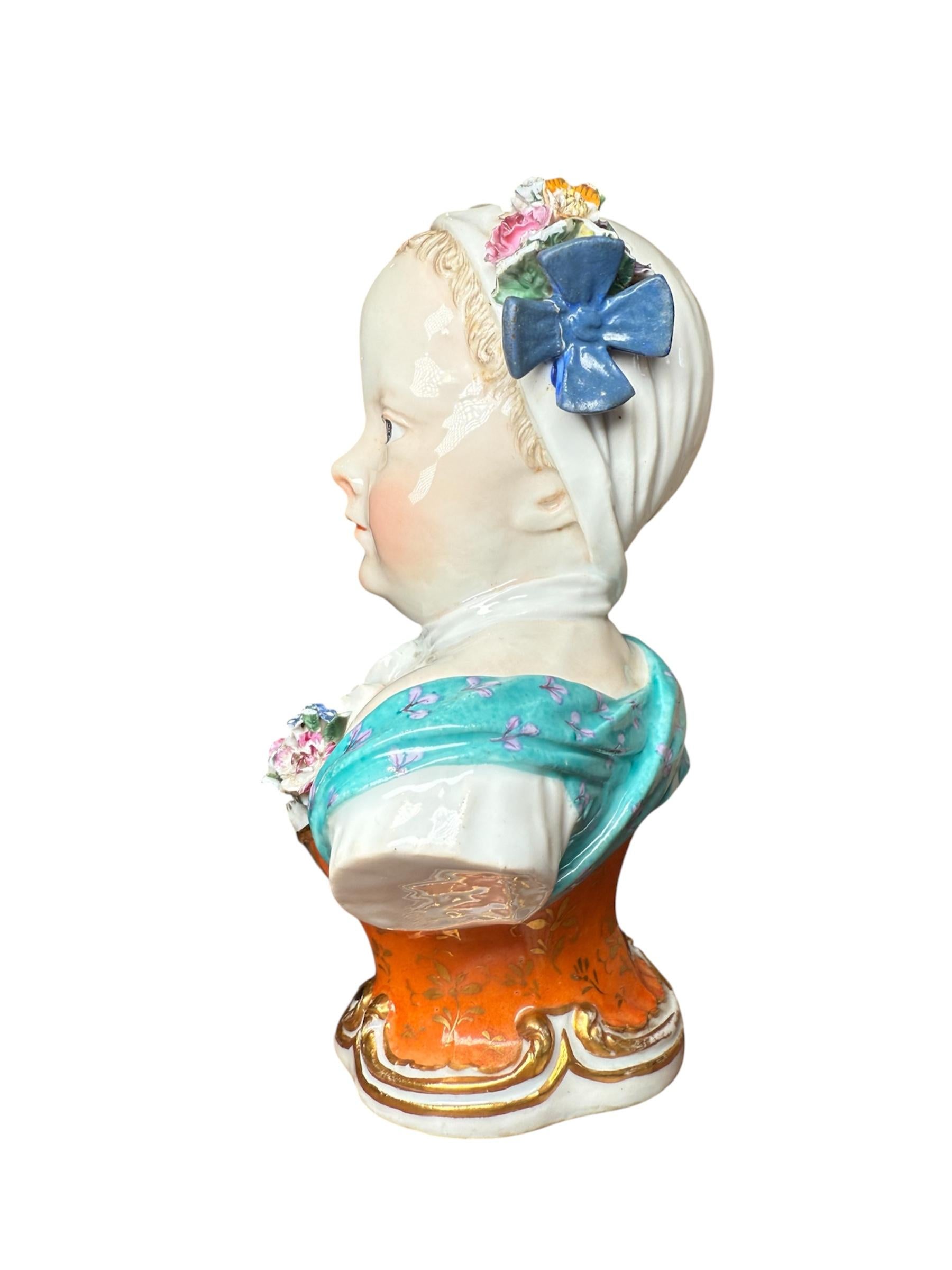Set di quattro busti di Meissen Porcelain dei figli dei Borbone In condizioni buone in vendita a Guaynabo, PR
