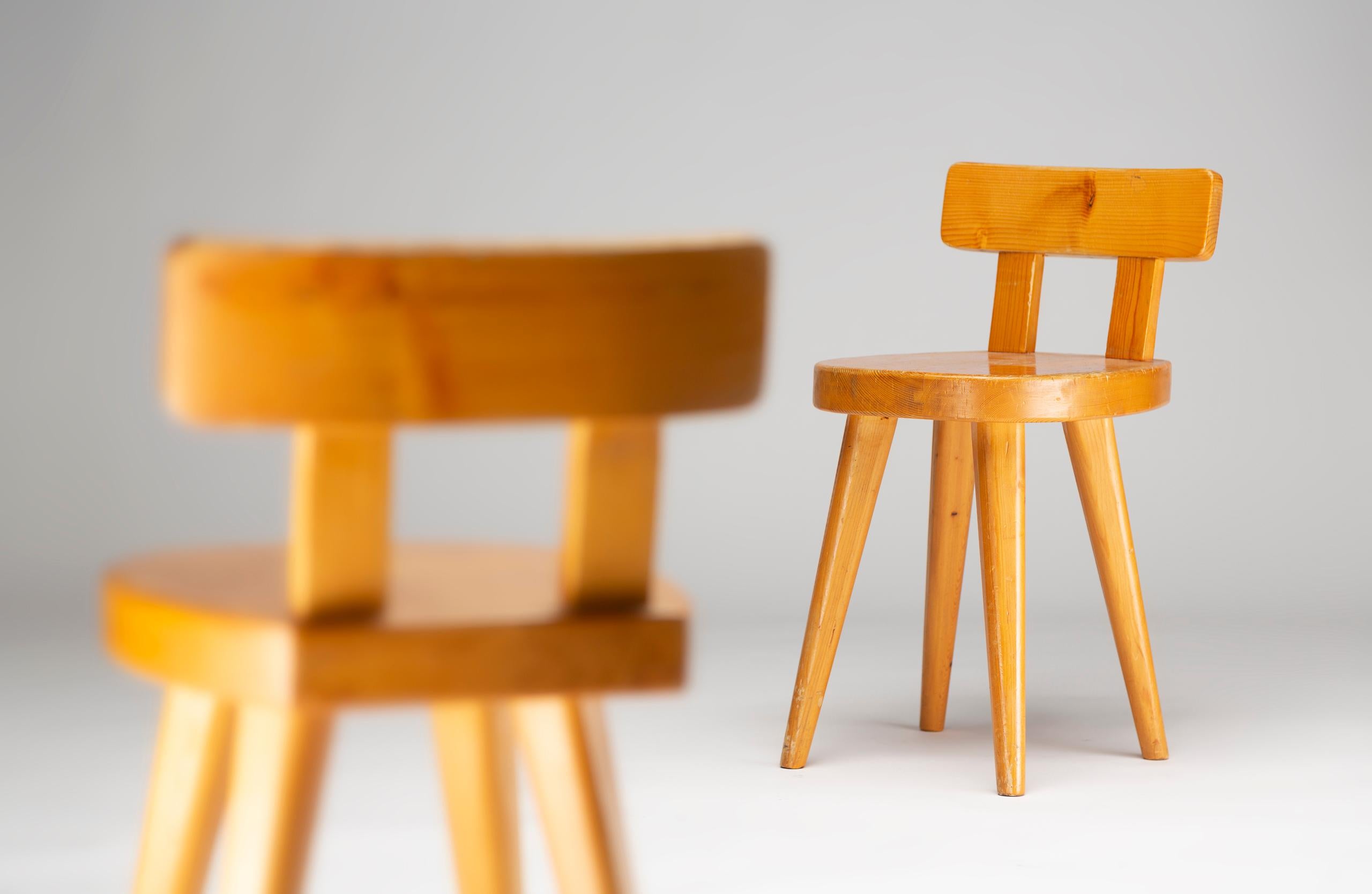 Ensemble de quatre chaises Meribel de Christian Durupt Bon état - En vente à Lille, Hauts-de-France
