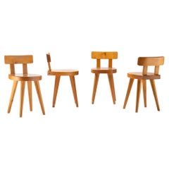 Vintage Set of Four Meribel Chairs by Christian Durupt