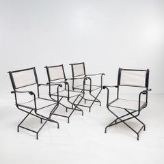 Vier Sessel "Metteur en scène" (Regisseur) von Jacques Adnet