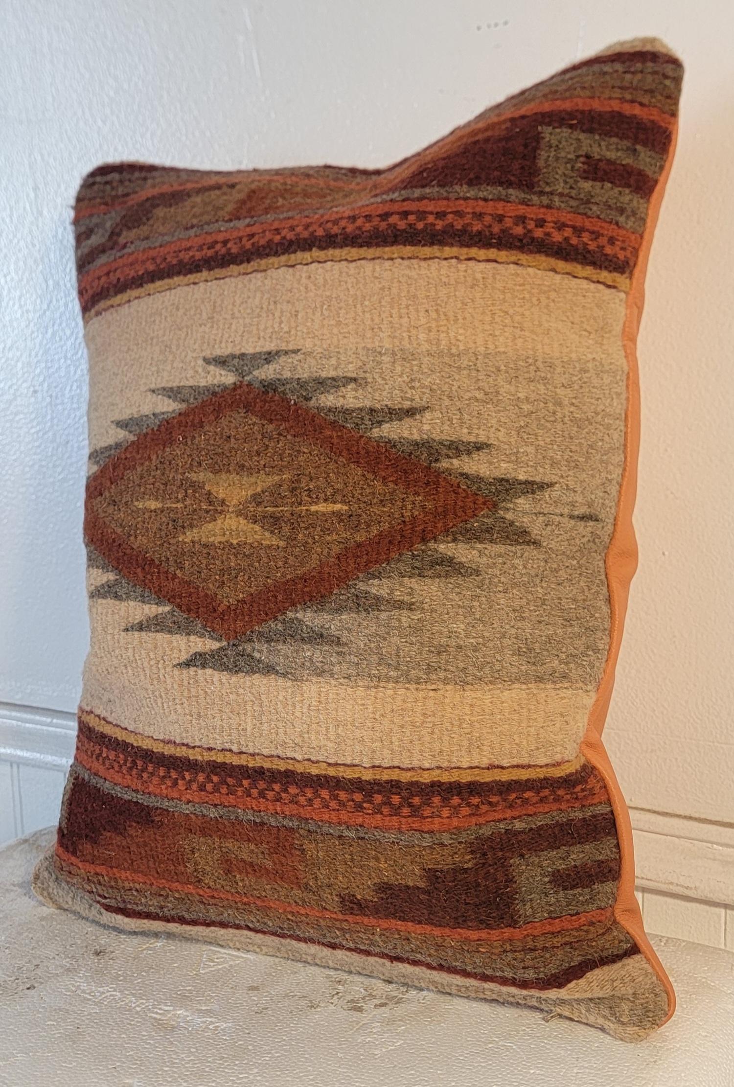 Lana Set di quattro cuscini di tessitura Mexican Indian in vendita