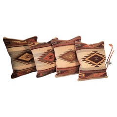 Set of four Mexican Indian Weaving Pillows