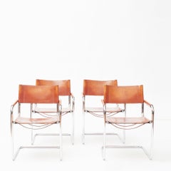 Set of Four MG5 Dining or Office Chairs Designed by Mart Stam