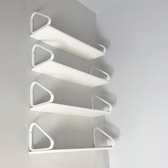 Set of Four Mid-Century 112B Shelves by Alvar Aalto in White Birch, Artek 1960s