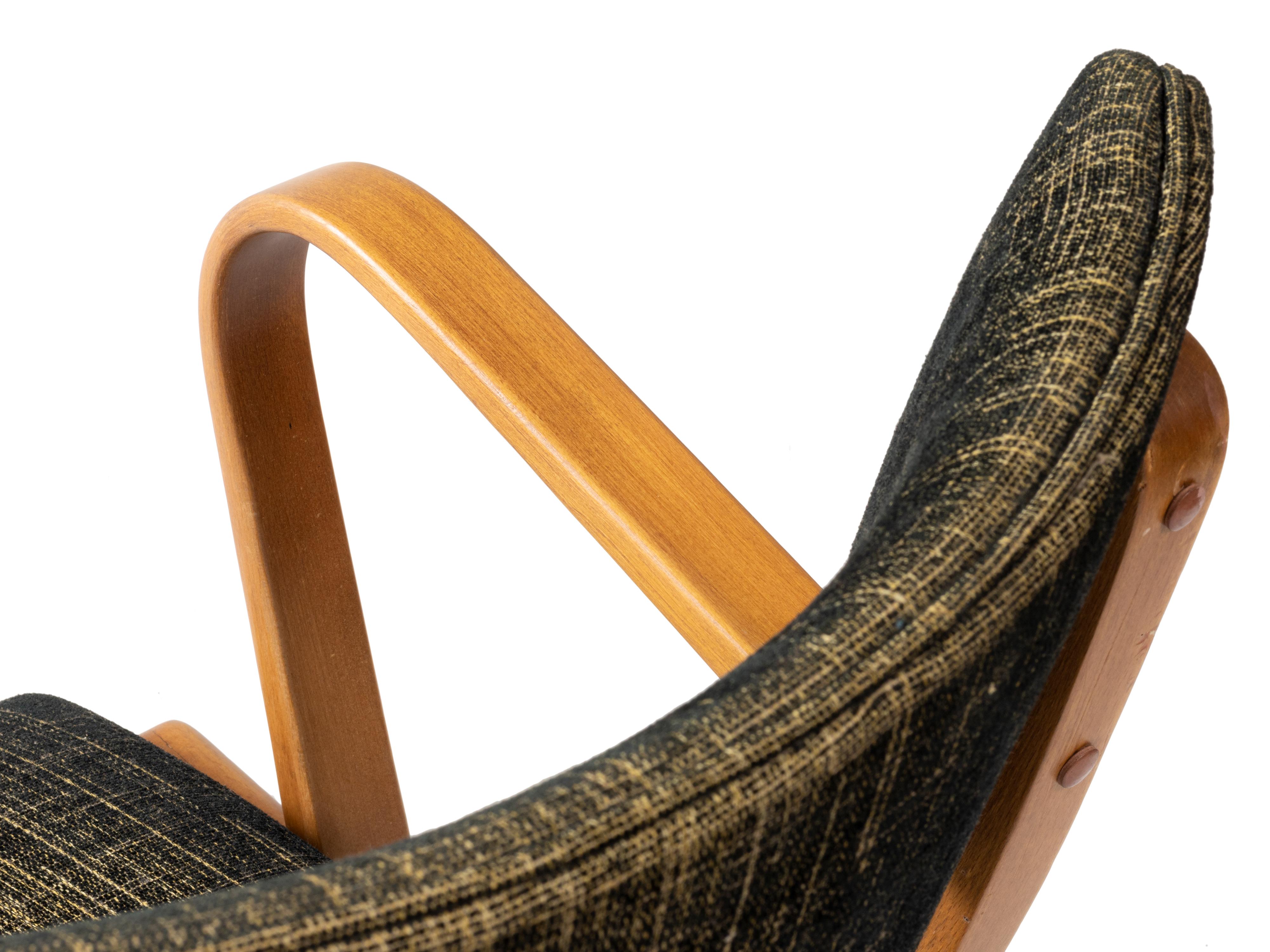 Set di quattro poltrone di metà secolo, 1952 - 1960, Danimarca in vendita 7