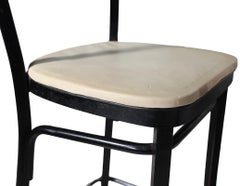 Set of Four Mid Century Bar Stools by Finer Chrome Products Co. Inc. c 1950/1960