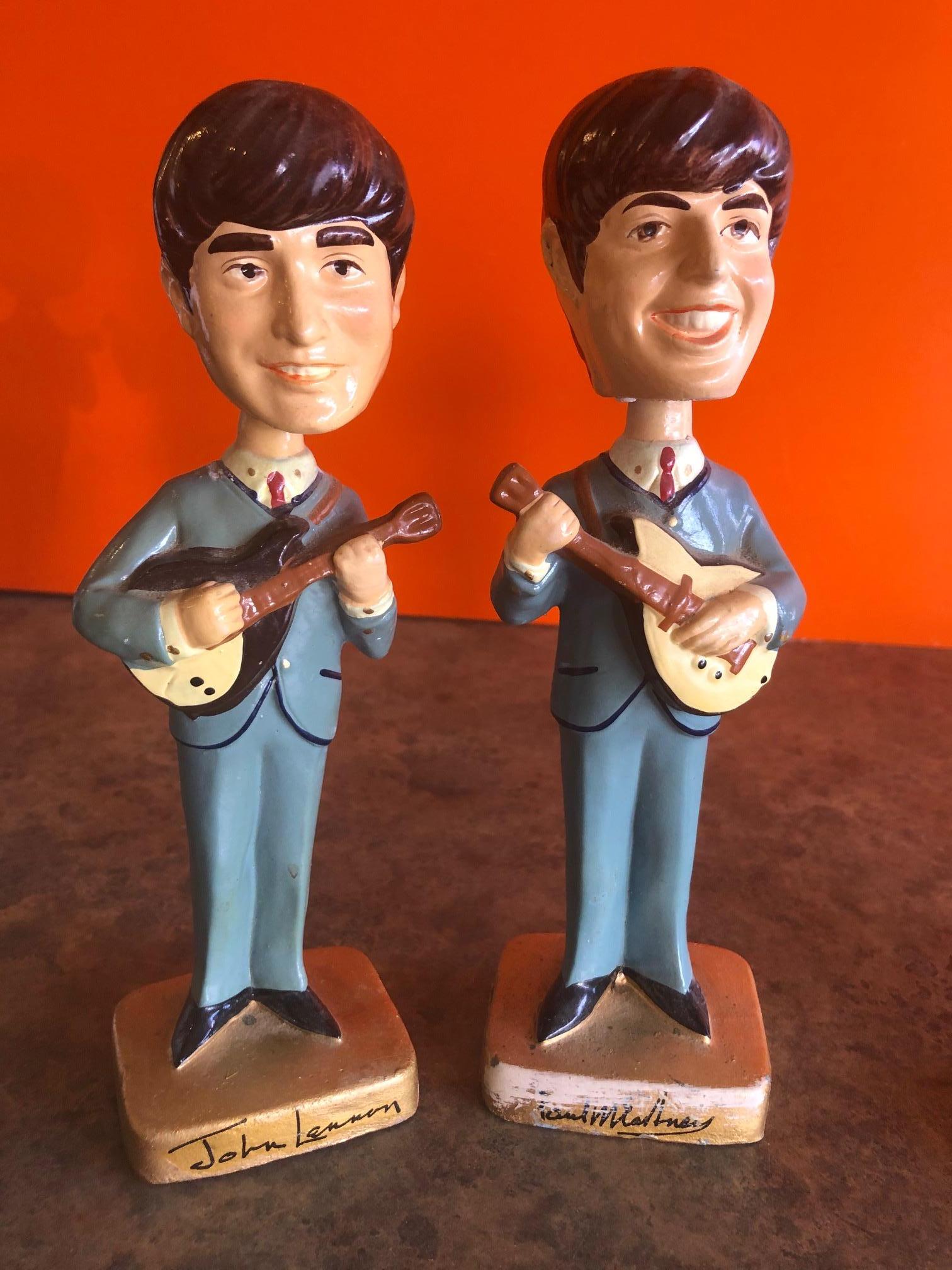 vintage beatles cake toppers