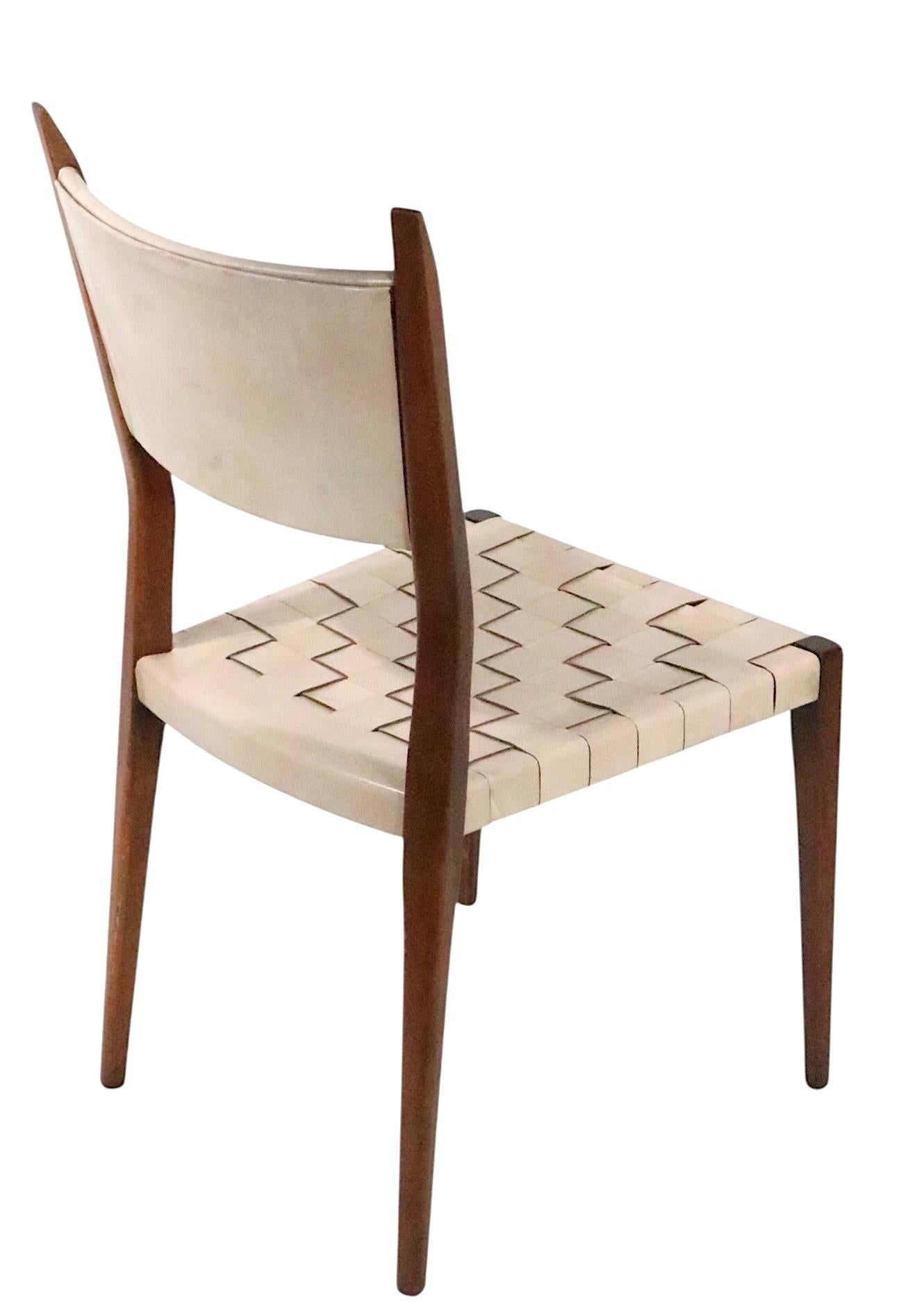 Set of Four Mid Century Calvin Dining Chairs by Paul McCobb c. 1950's For Sale 7