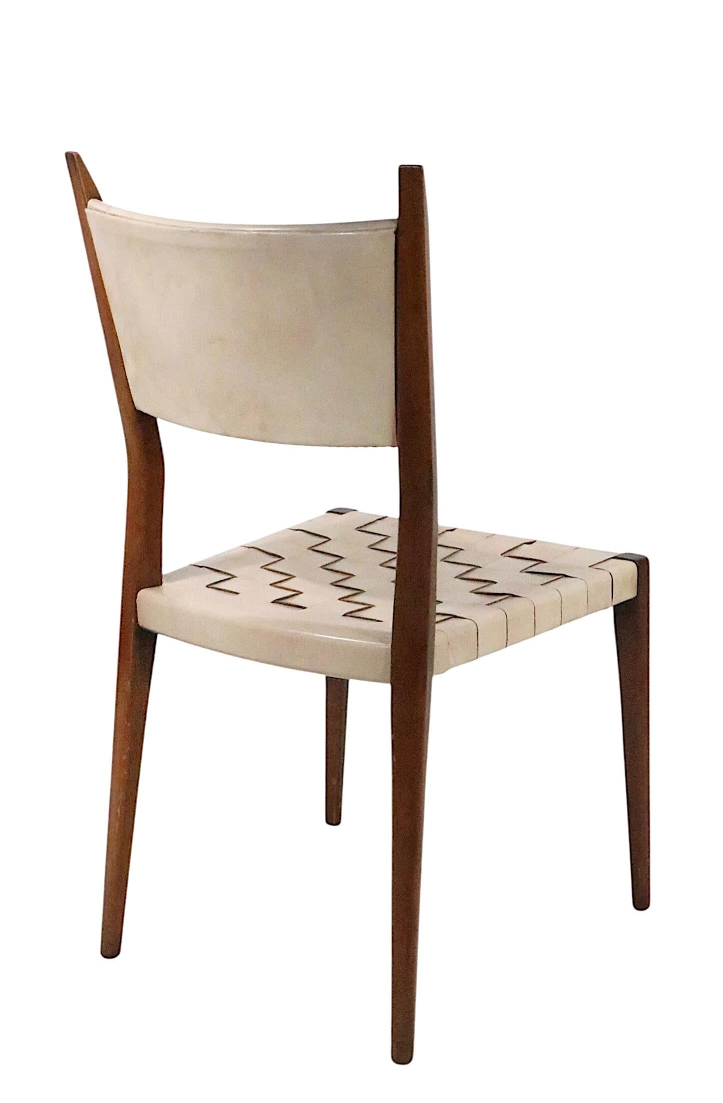 Set of Four Mid Century Calvin Dining Chairs by Paul McCobb c. 1950's For Sale 8