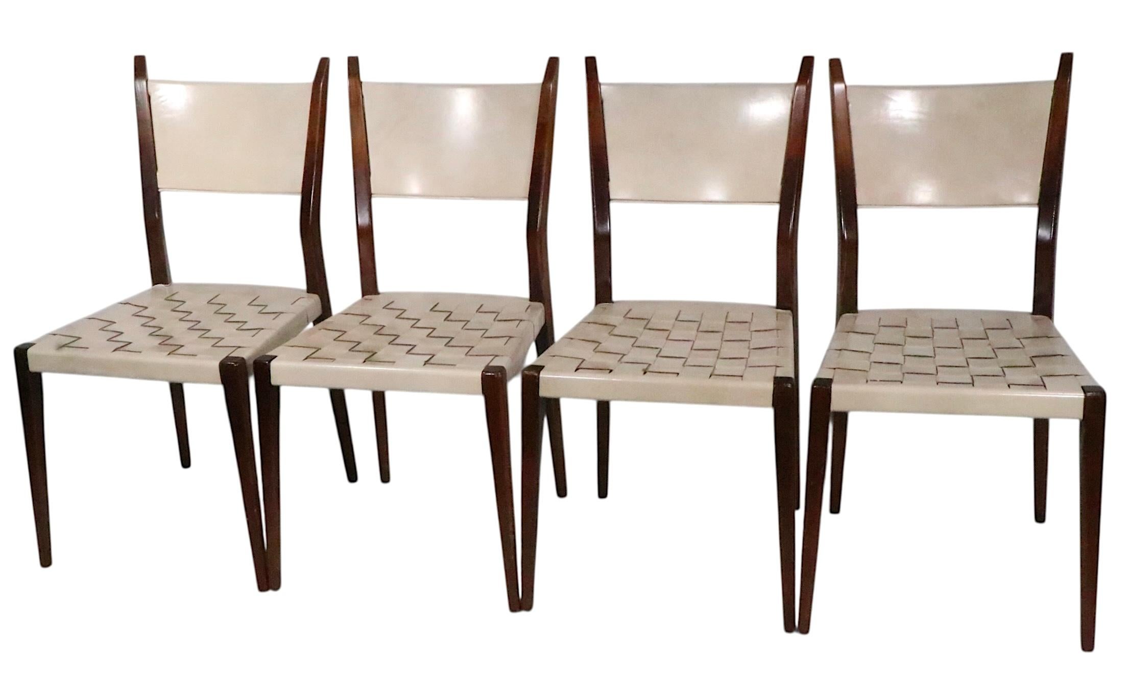 Set of Four Mid Century Calvin Dining Chairs by Paul McCobb c. 1950's For Sale 10