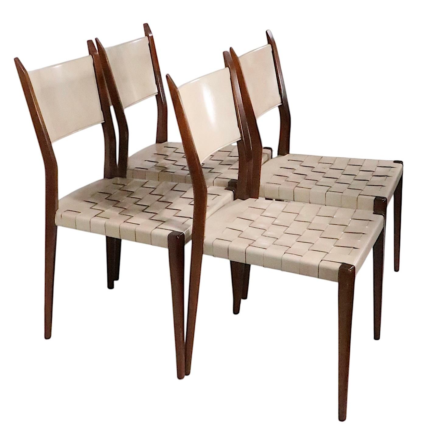 American Set of Four Mid Century Calvin Dining Chairs by Paul McCobb c. 1950's For Sale