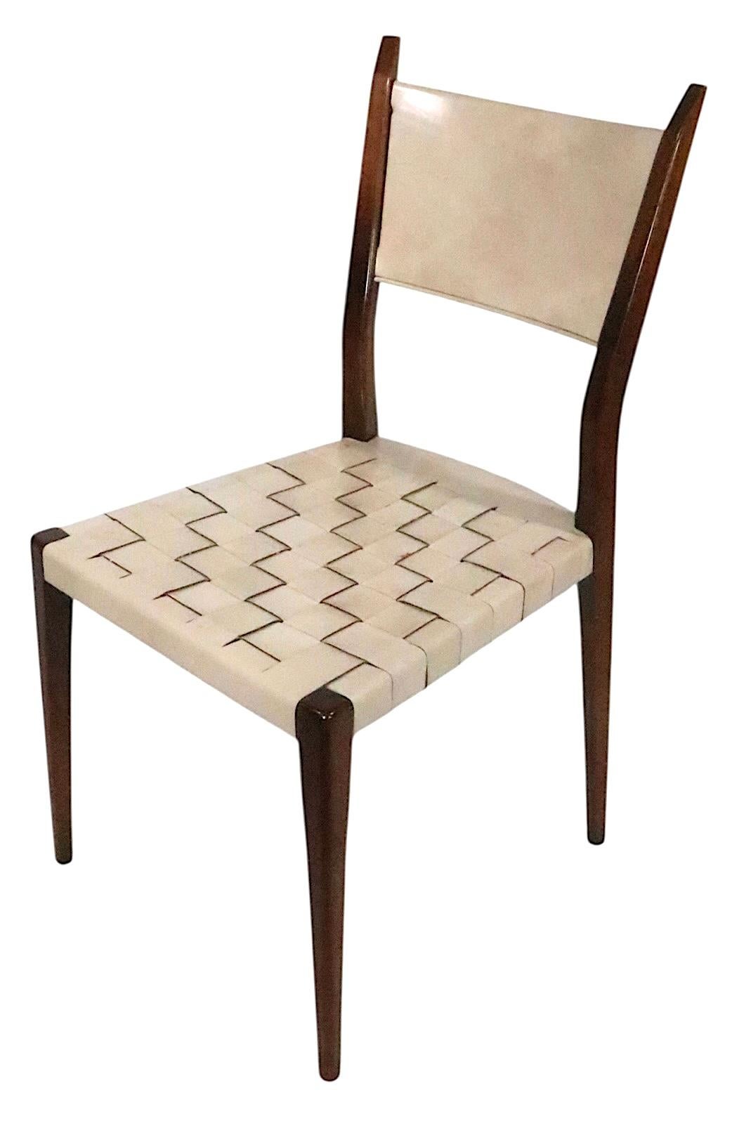 Set of Four Mid Century Calvin Dining Chairs by Paul McCobb c. 1950's For Sale 1