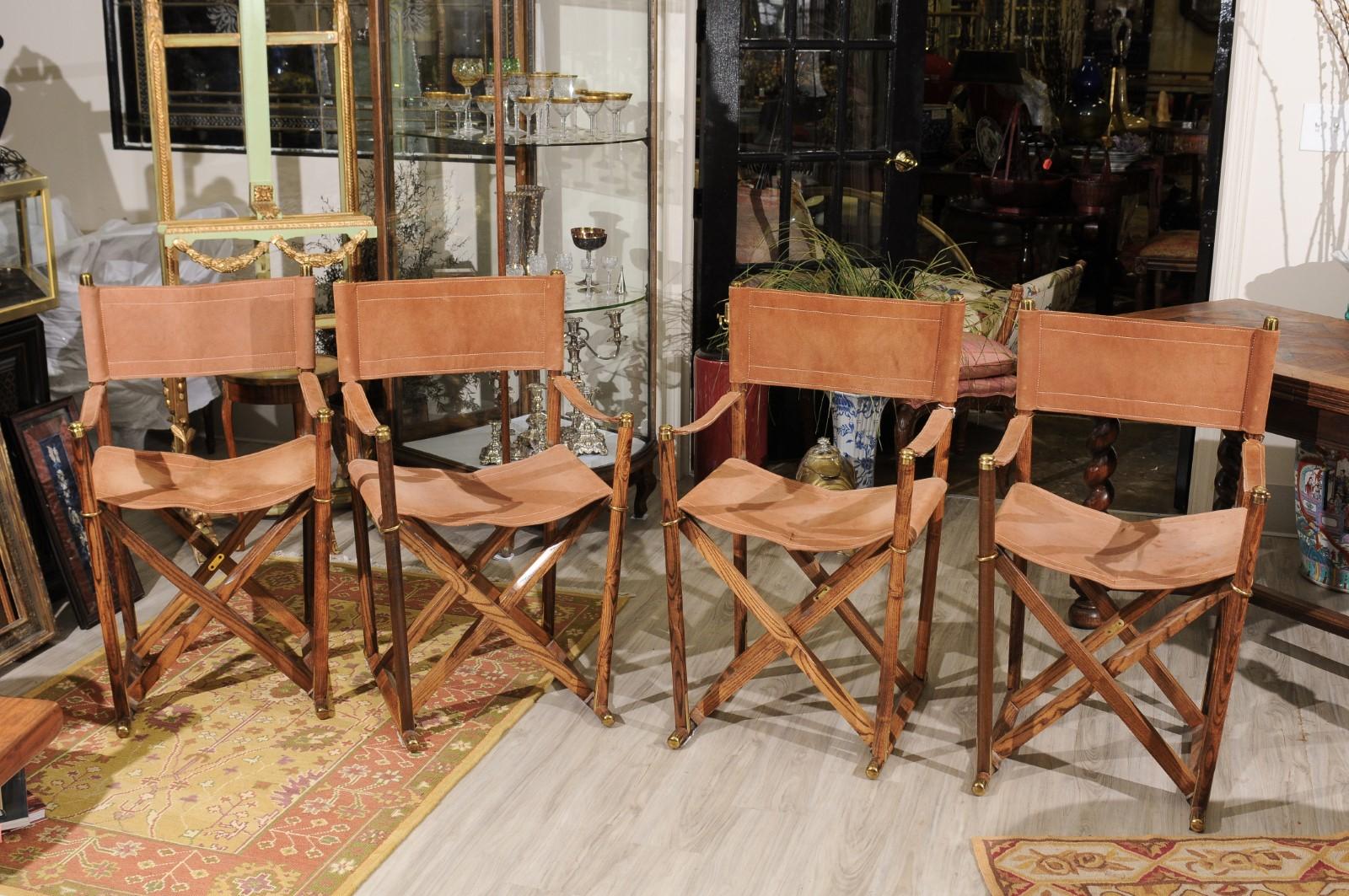 set of four folding chairs