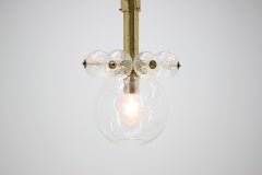 Set of four Midcentury Chandeliers Kamenicky Senov, 1970s.