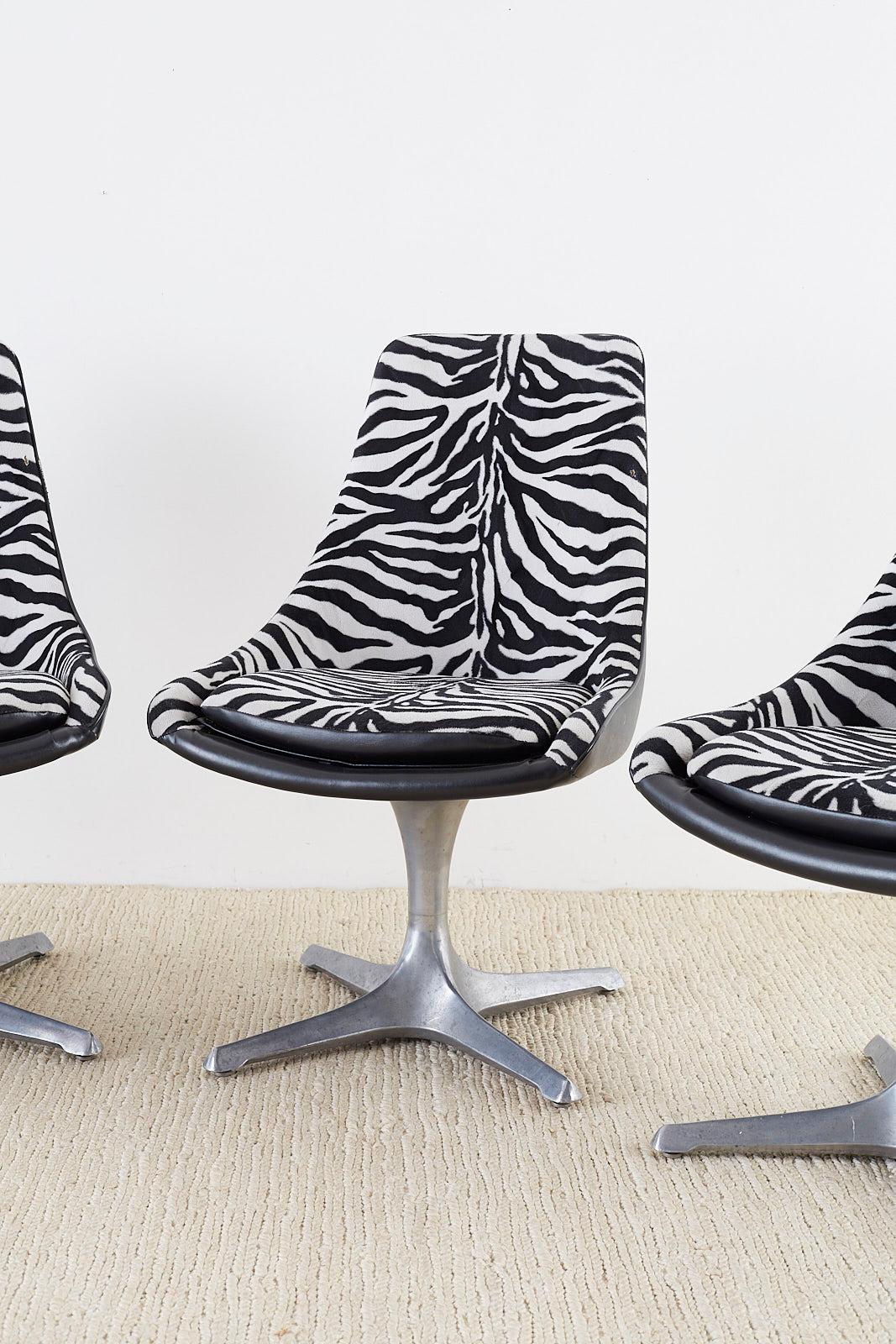 zebra print office chair