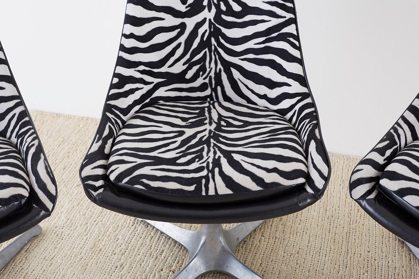zebra print desk chair