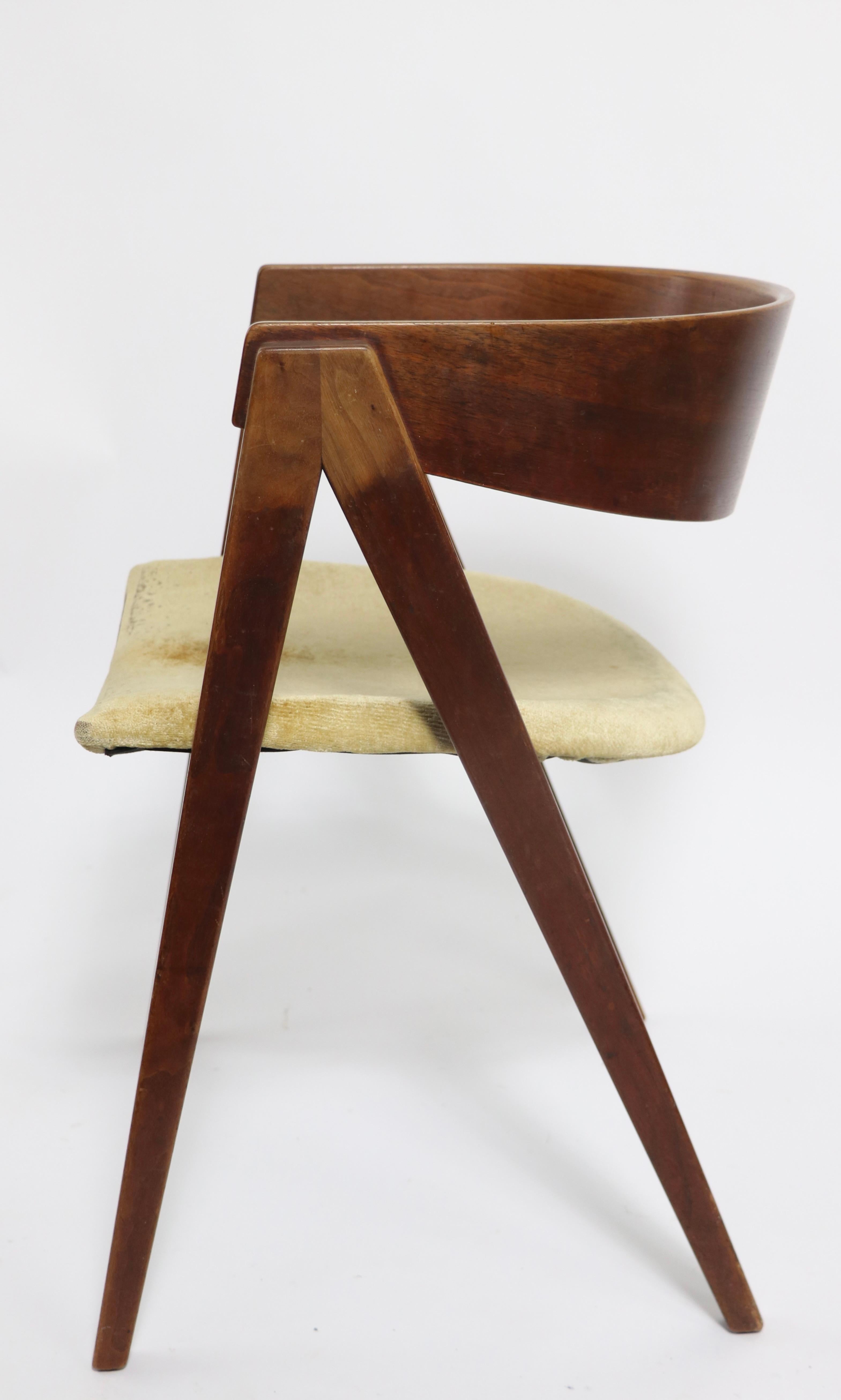 wooden compass chair