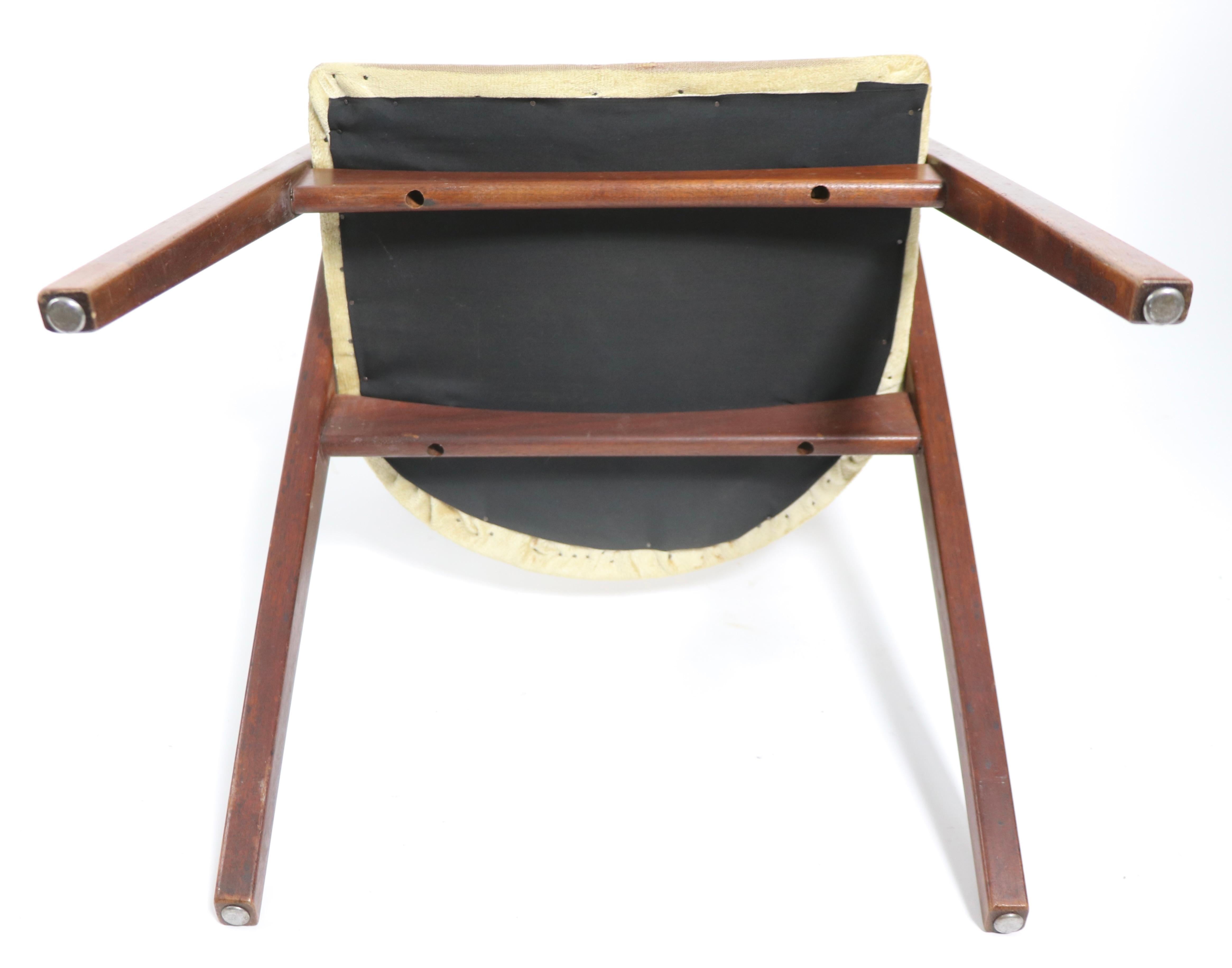 Set of Four Mid Century Compass Chairs by Allan Gould 1