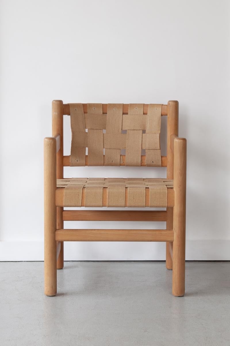Mid-Century Modern Set of Four Mid Century Danish Armchairs For Sale