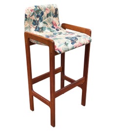 Set of Four Mid Century Danish Modern Bart Stools or Counter in Teak Wood