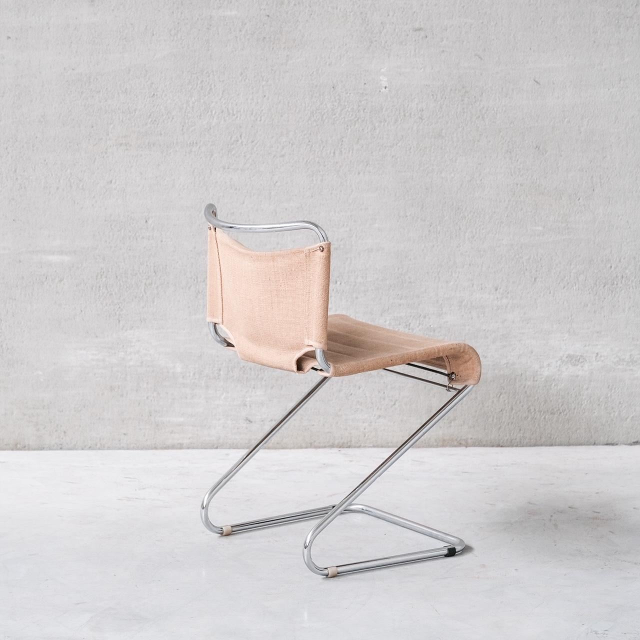 French Set of Four Mid-Century Dining Chairs Attr. to Pascal Mourgue