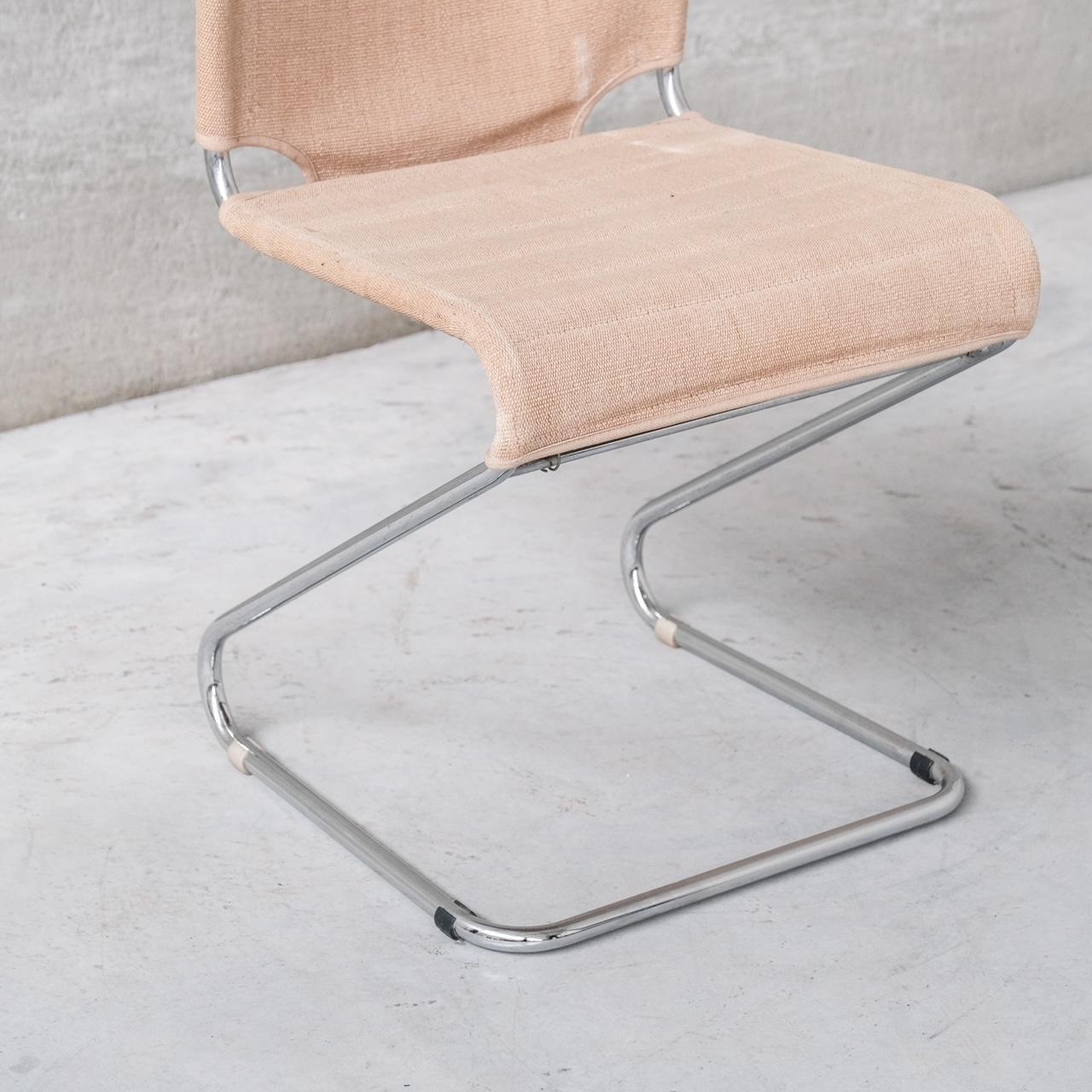 Set of Four Mid-Century Dining Chairs Attr. to Pascal Mourgue 2