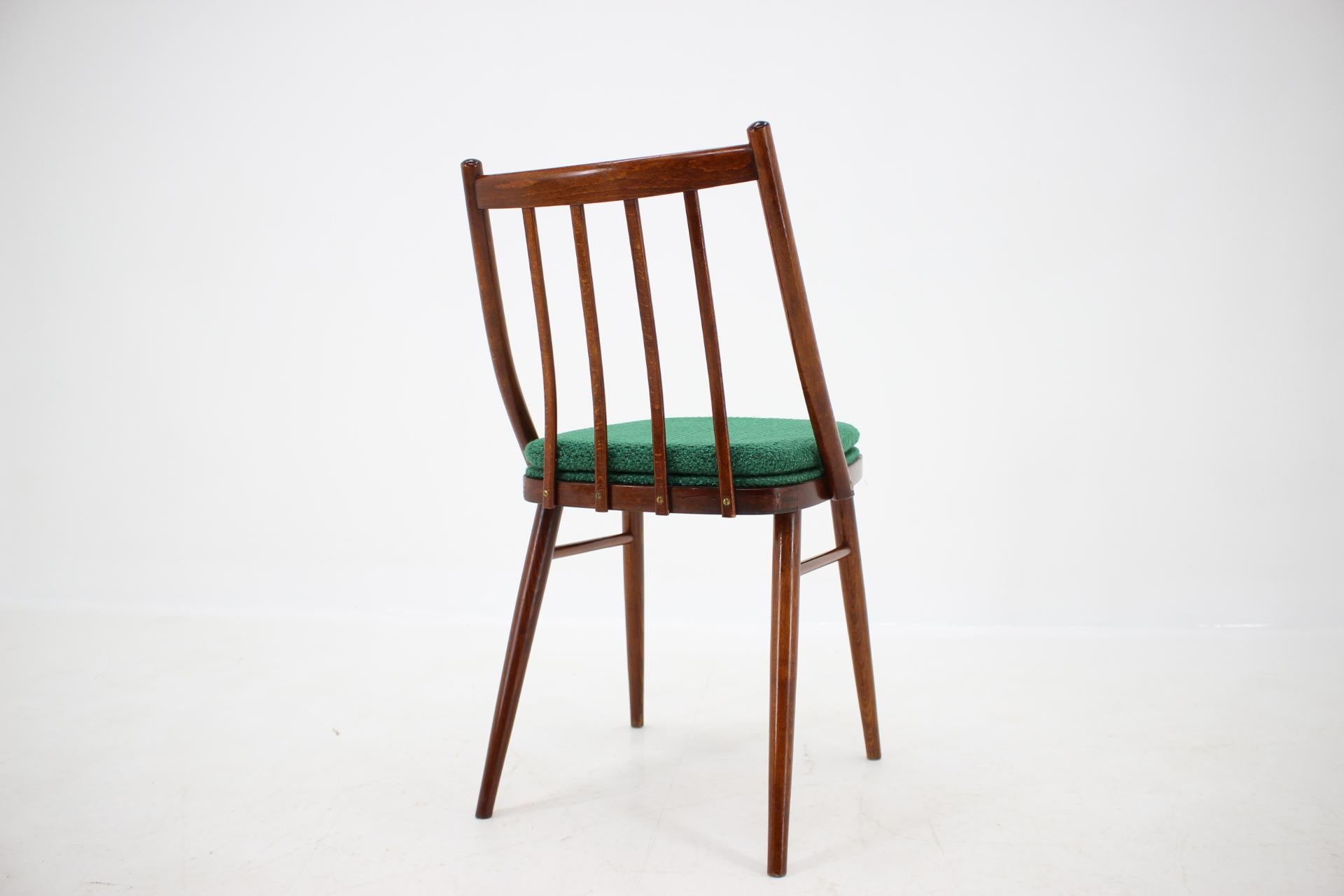 Mid-Century Modern Set of Four Midcentury Dining Chairs by Antonín Šuman, 1960s For Sale