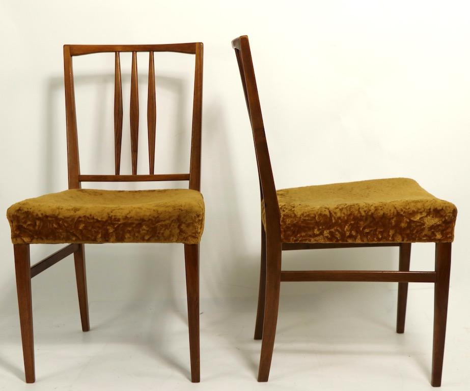 Set of Four Mid Century Dining Chairs by Gimson Slater For Sale 4